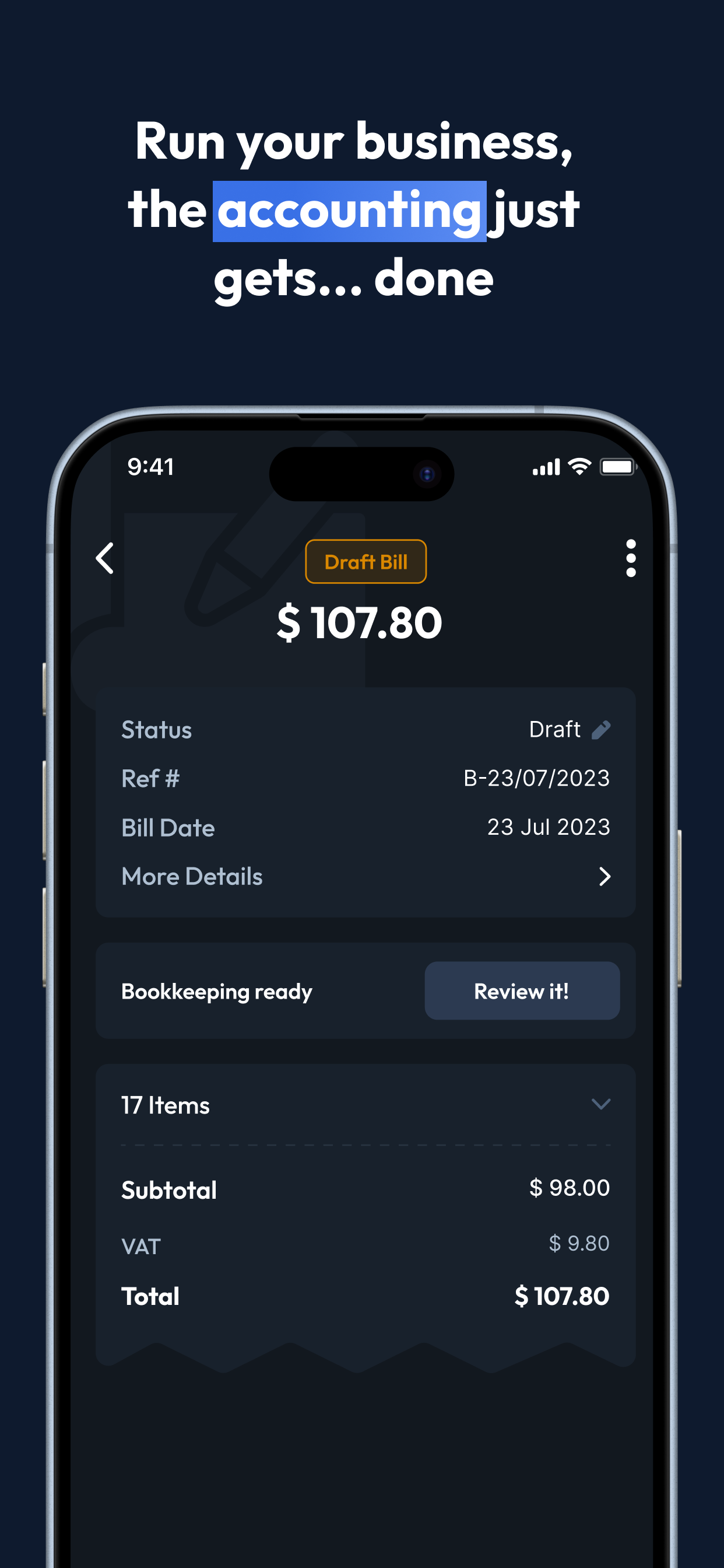 Jaz Accounting screenshot 2