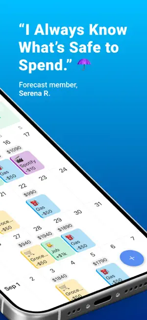 Bill Budget Calendar Forecast screenshot 2