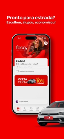 Foco Aluguel de Carros iPhone screenshot 1