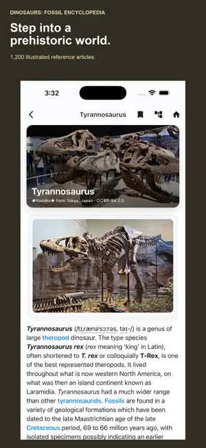 Dinosaurs: Fossil Encyclopedia screenshot 1