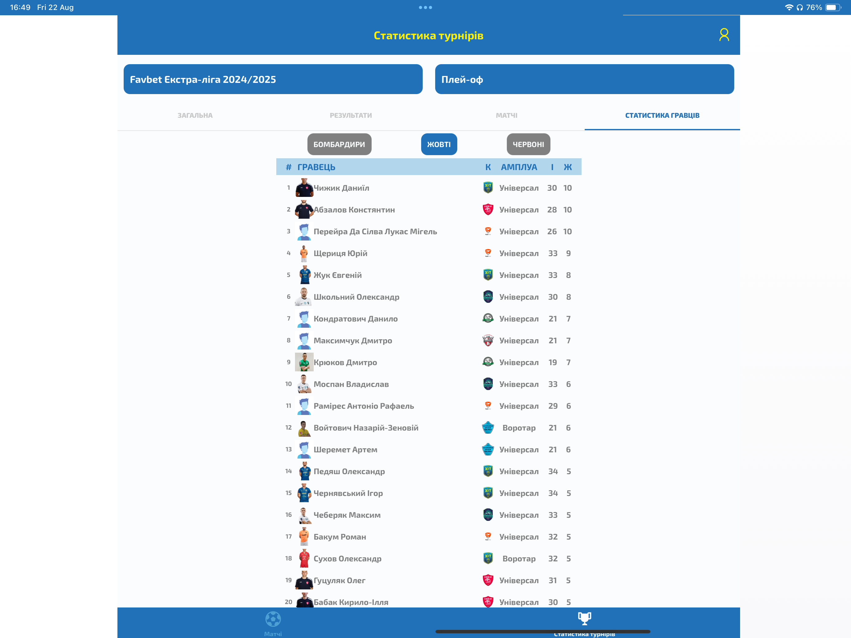 Футзал AFU screenshot 15