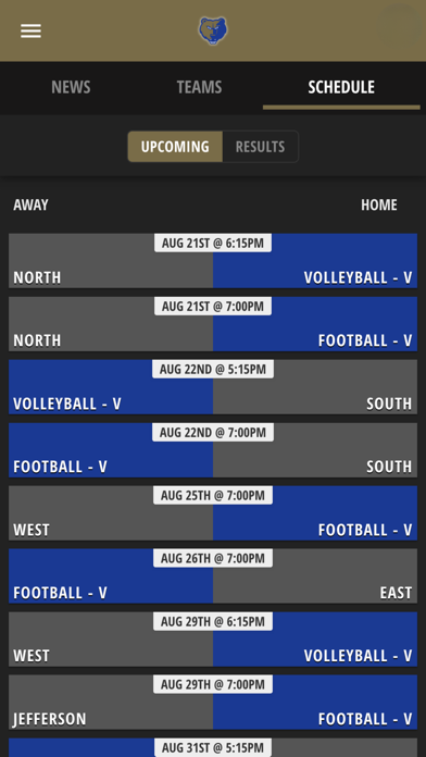 Brentwood Bruins Athletics Screenshot