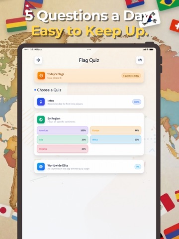 Flag Quiz - Guess World Flags iPad screenshot