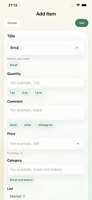ShopList: Smart Groceries screenshot 2