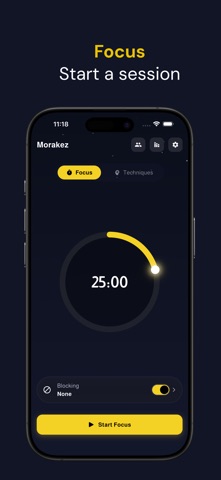 Morakez: Focus & Timer Screenshot 1 of 6