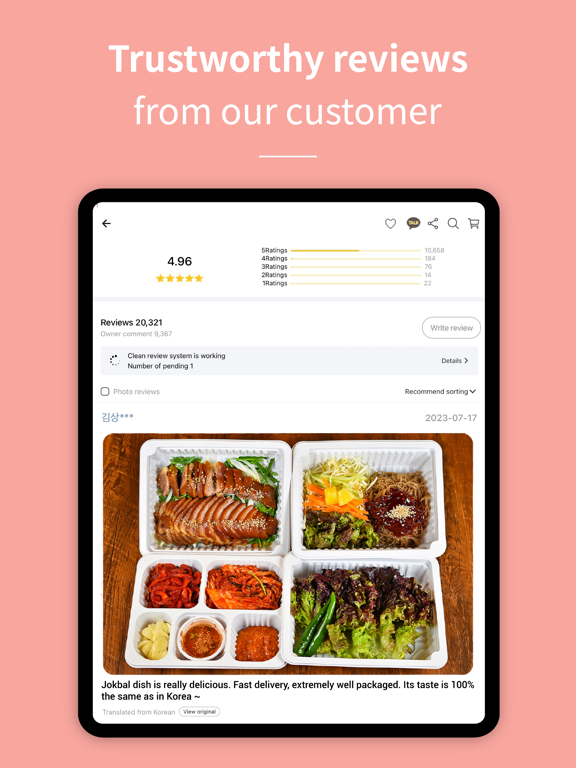 DELIVERY K iPad screenshot 3 - Lifestyle app