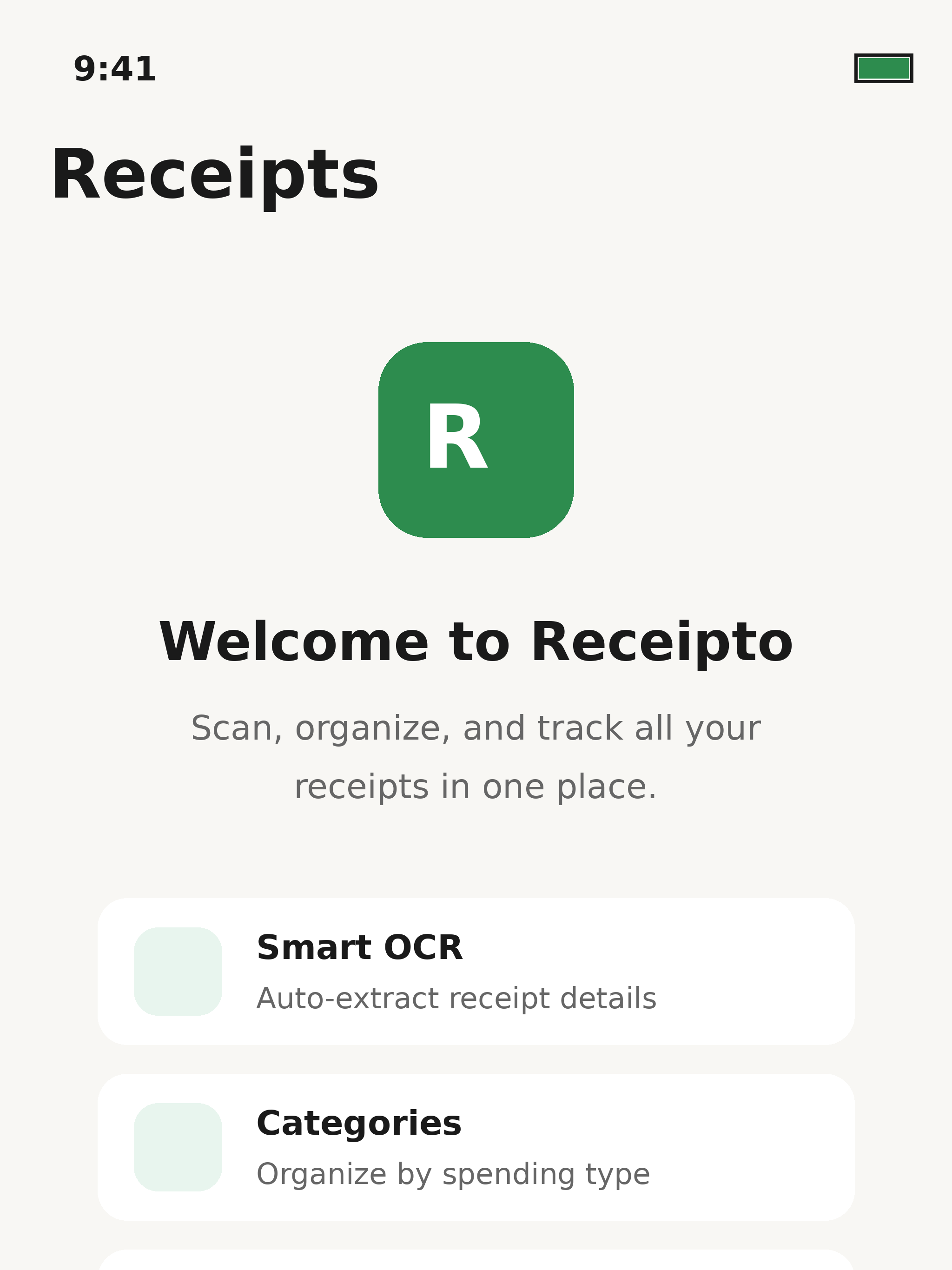 Receipto - Receipt Keeper