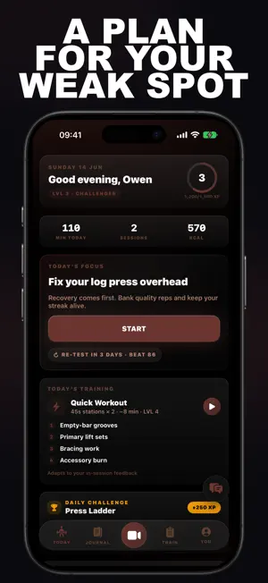 Strongman AI: Gym Coach screenshot 2