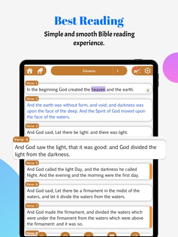 Scofield Reference Bible Com. iPad screenshot