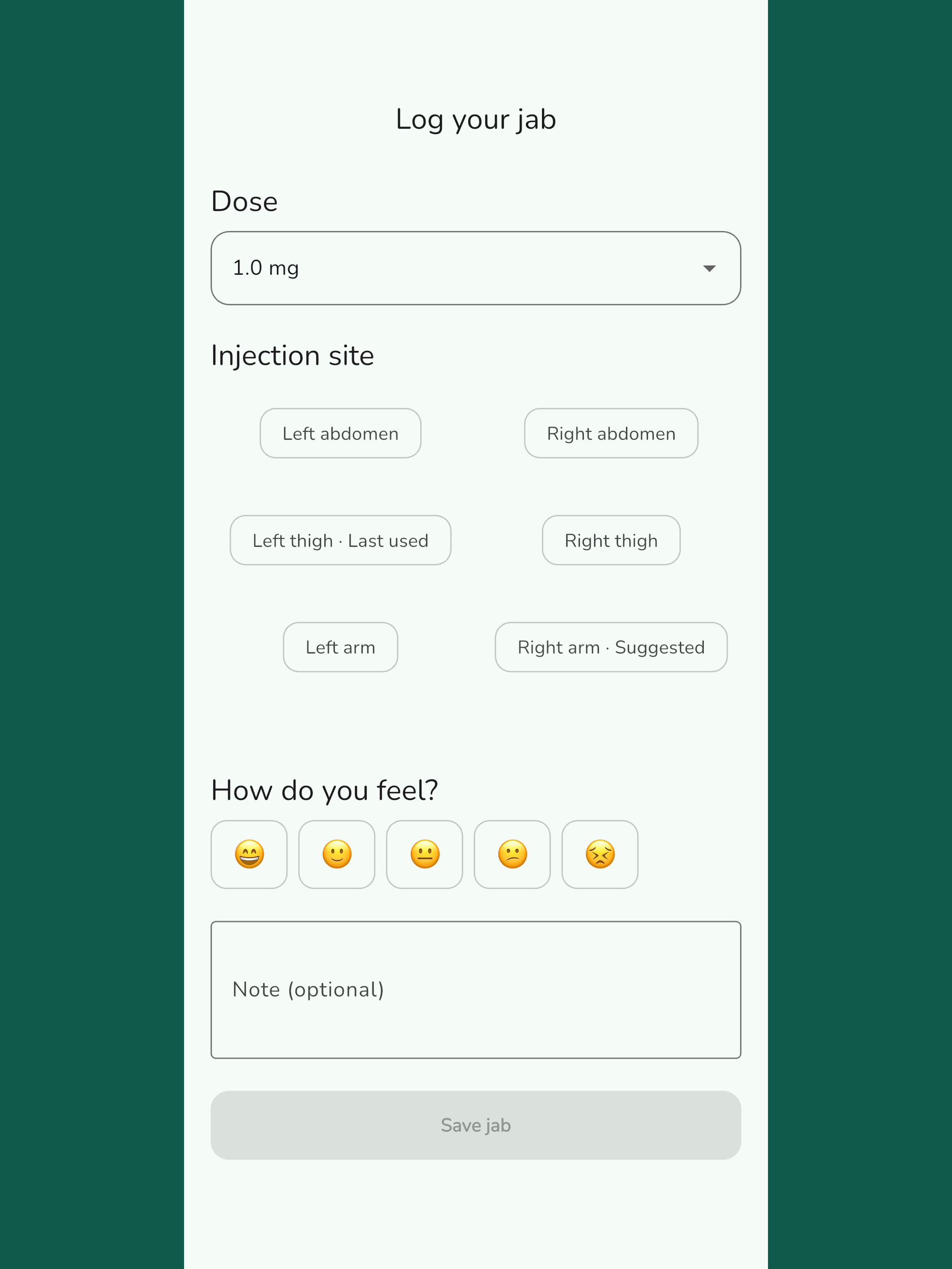 JabDay: Dose & Weight Tracker screenshot 8