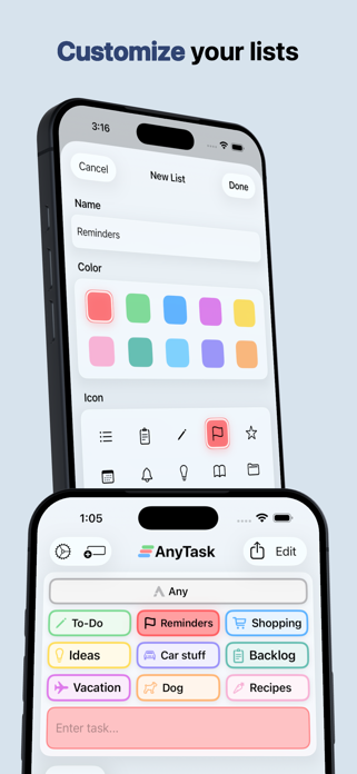 AnyTask: To Do & Reminders Screenshot 3 of 6