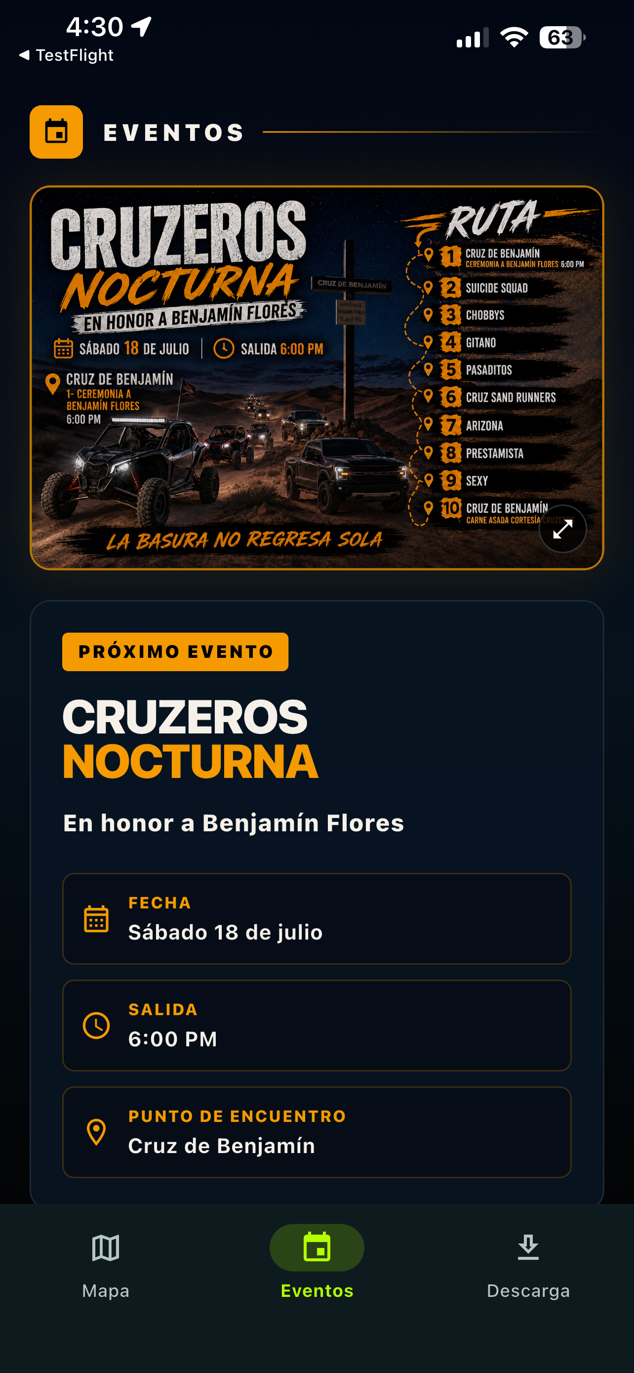 Desierto de Altar GPS screenshot 6