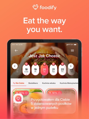 Foodify App iPad screenshot 4