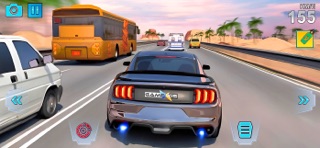 Highway Car Racing Simulator iPhone screenshot