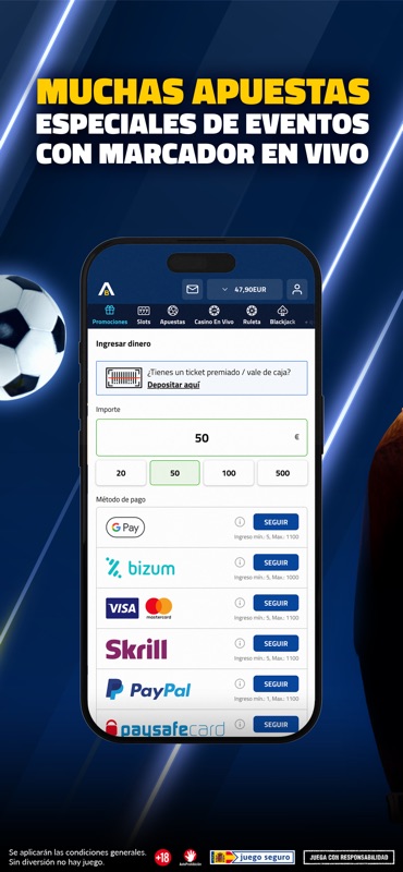 AdmiralBet Ruleta y Casino screenshot 5