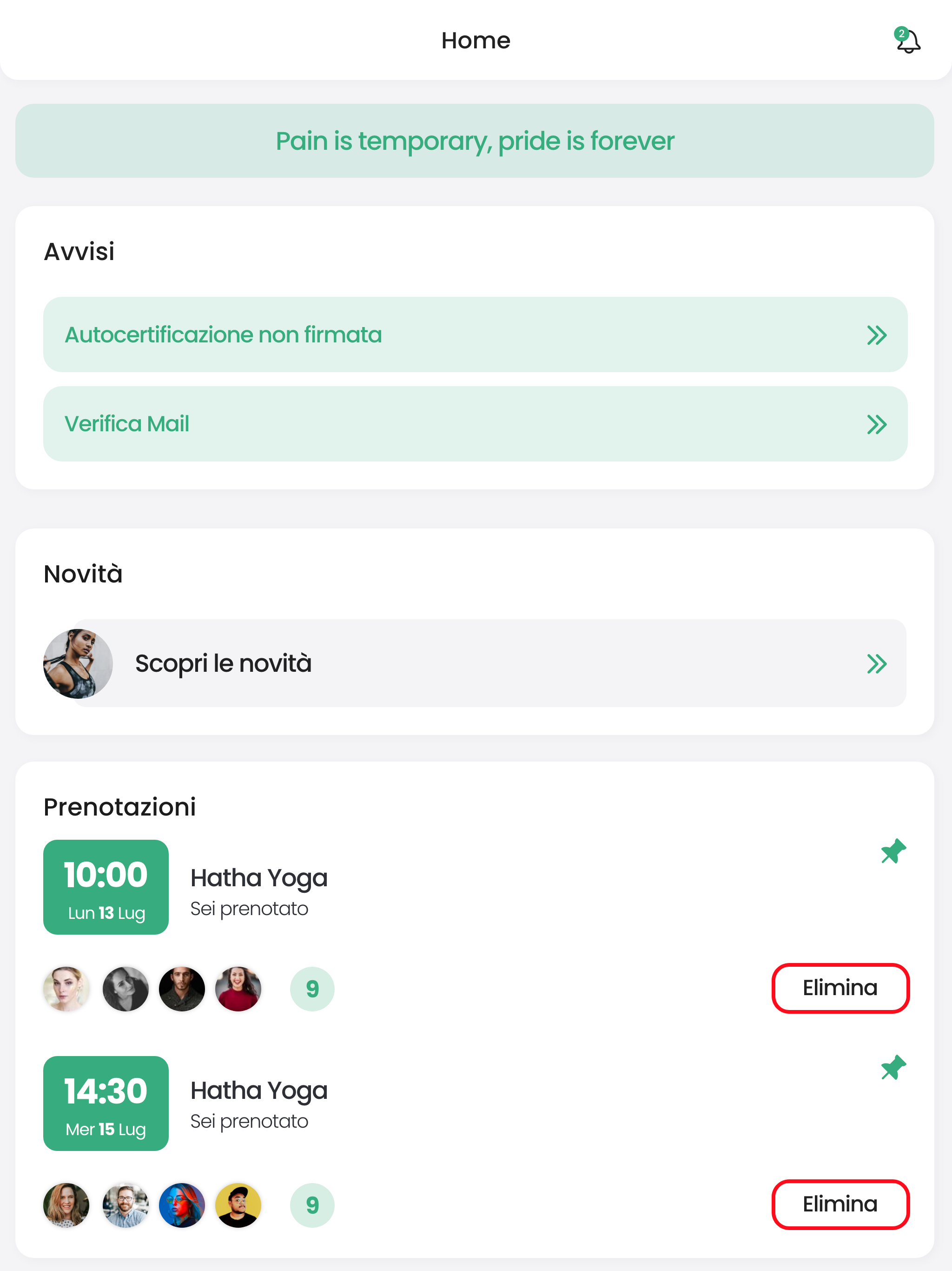 Palestra Kinesis