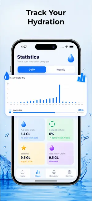 Water Reminder - Drink Enough screenshot 4