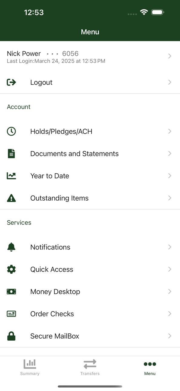 iPhone screenshot