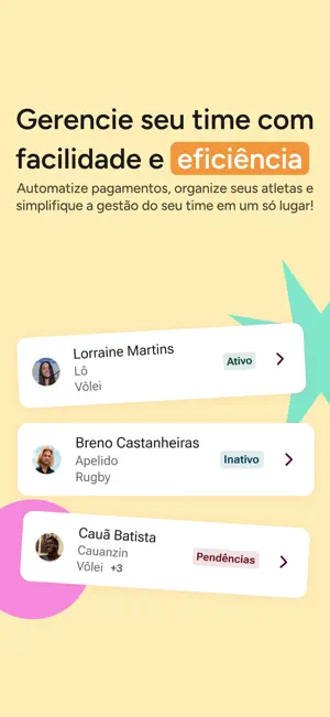Athletic Gear Gestão Esportiva screenshot 2