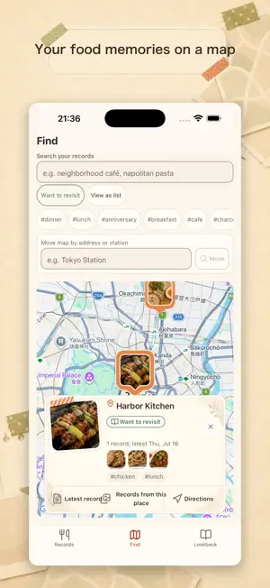 Tabememo - Food Memory Journal screenshot 3