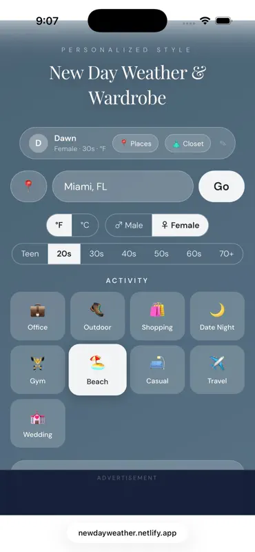 New Day Weather and Wardrobe screenshot 4 of 5