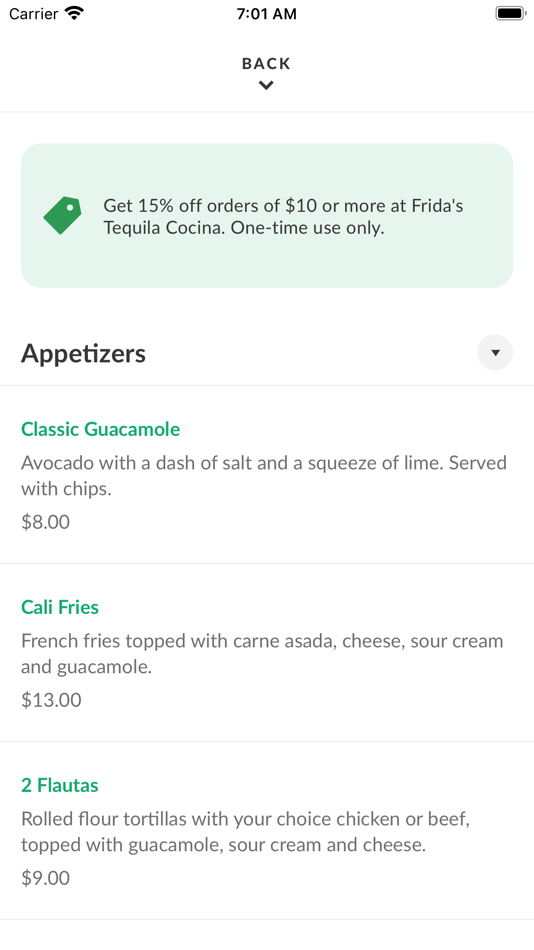 #3. Frida's Tequila Cocina (iOS) 由: Galaxy B.