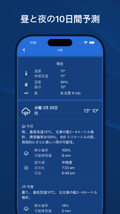 ききくる天気レーダー - キキクル 予報 雨雲の動きのスクリーンショット