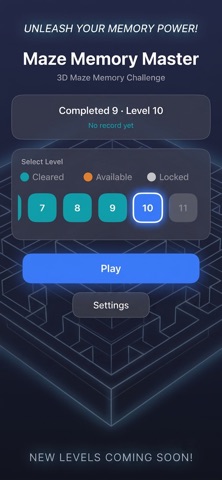 Maze Memory Master screenshot