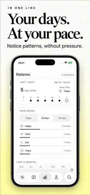 In One Line: Daily Journal screenshot 2
