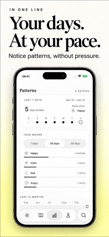 One Line Diary - Daily Journal Screenshot 2