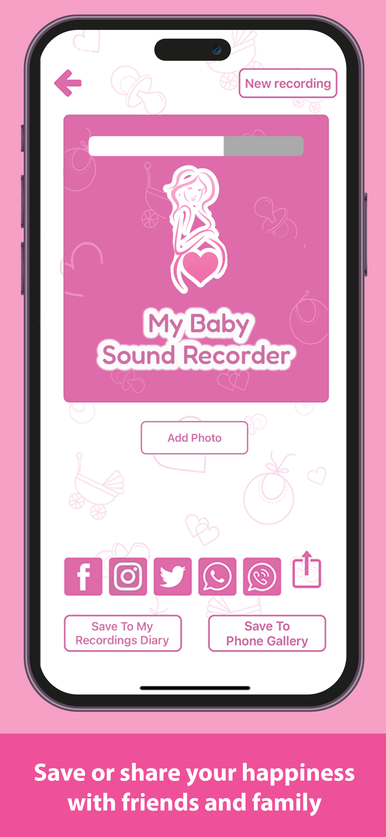 My Baby Sound Recorder screenshot 3