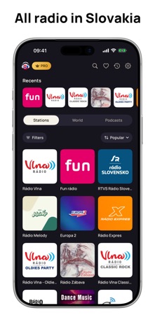 Radio Slovakia FM Online Live iPhone screenshot