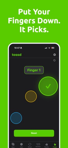 Coin Flip & Dice Roller: tossd Screenshot 6 of 6
