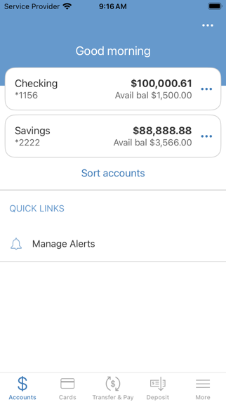 Normangee State Bank iPhone screenshot 2 - Finance app