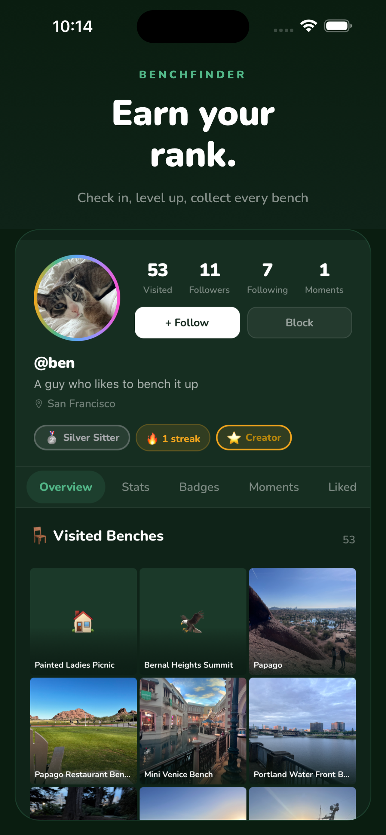BenchFinder - Find Your Bench