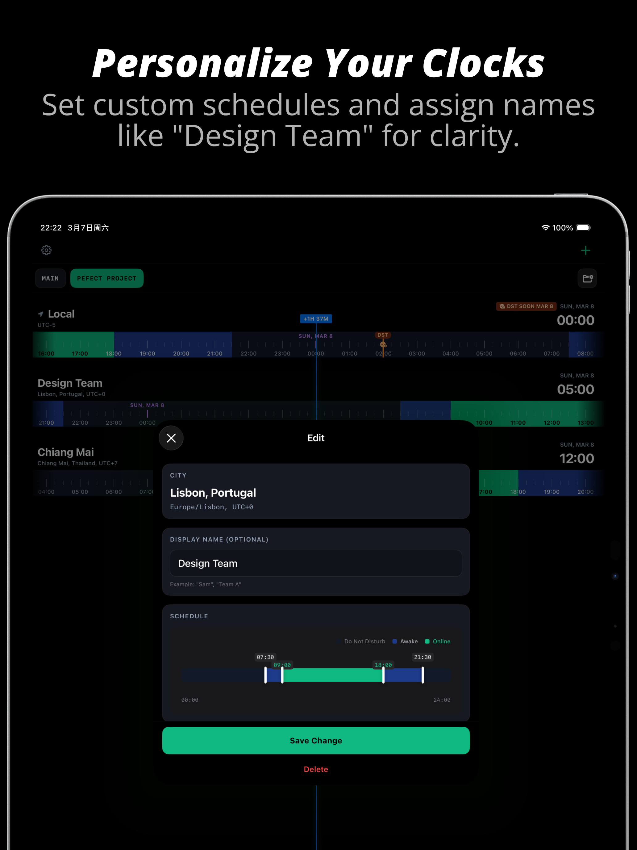 Nowhere - Time Zone Converter screenshot 9