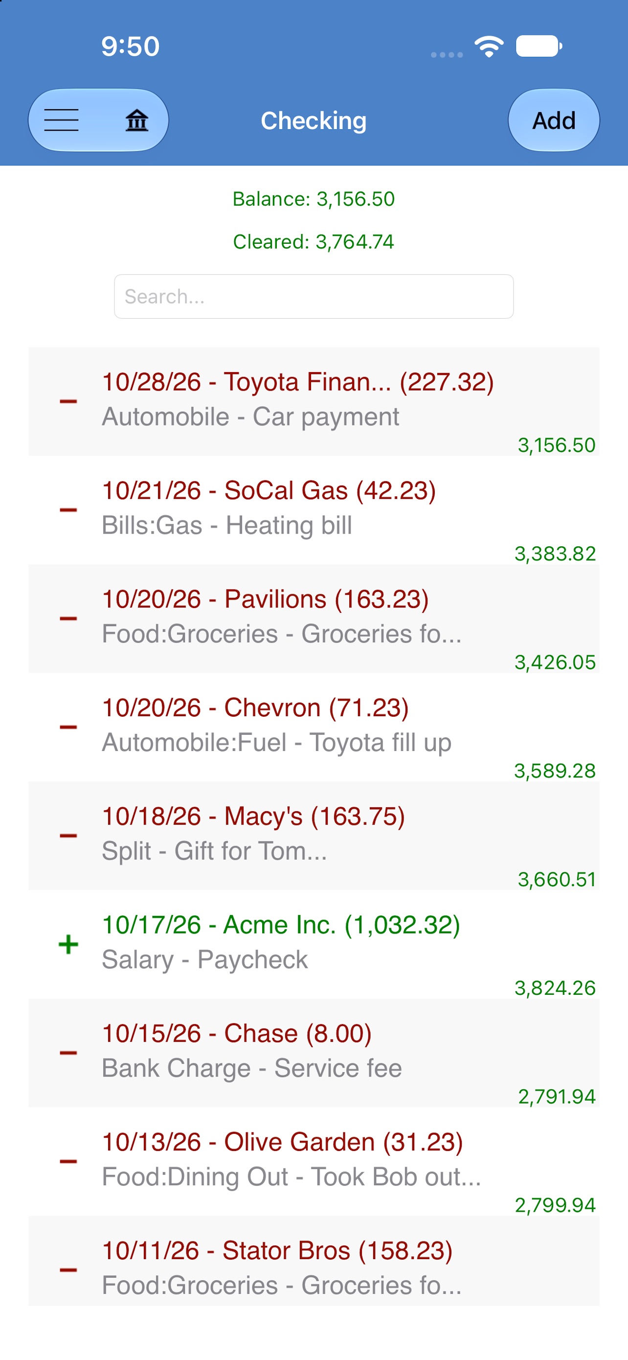Screenshot 1 of Moneyspire 2027