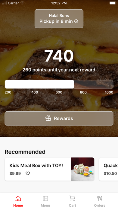 Halal Buns iPhone screenshot 1 - Food & Drink app