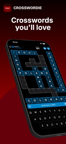 Crosswordie - Daily Crosswords iPhone screenshot