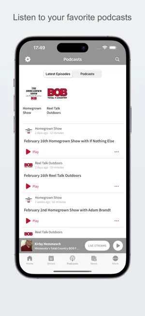 Total Country BOB-FM screenshot 4