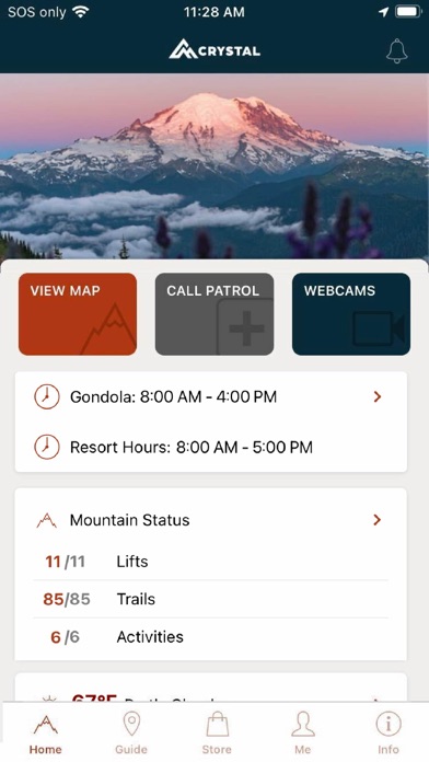 Screenshot #1 pour Crystal Mountain, WA
