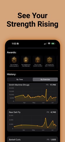 最佳健身记录: Fitness Log screenshot