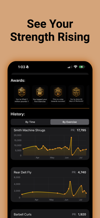 Total Work: Strength Log Screenshot 1 of 8