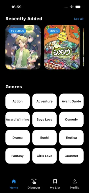 Play Animes TV iPhone screenshot 5
