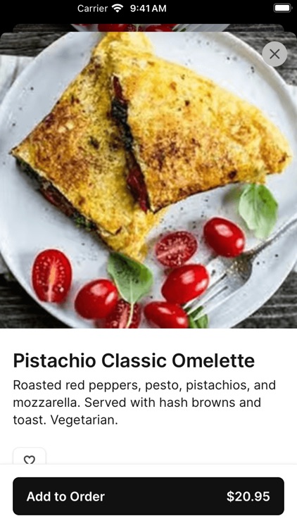 Pistachio Cafe App