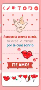 Spanish Love Quotes screenshot #3 for iPhone