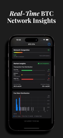 BTC ETA Bitcoin Confirmations iPhone screenshot