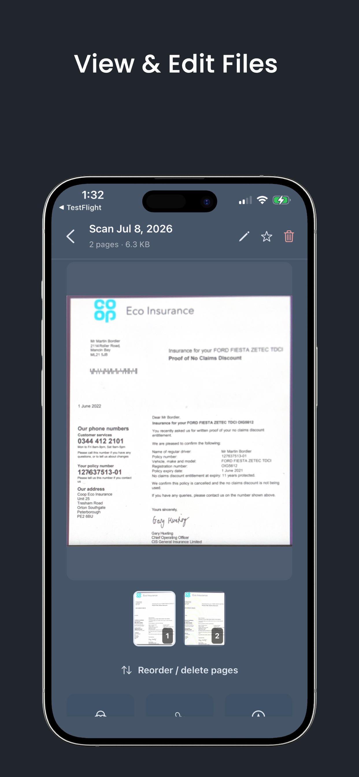 PDF Scanner: Pocket Scanner screenshot 3