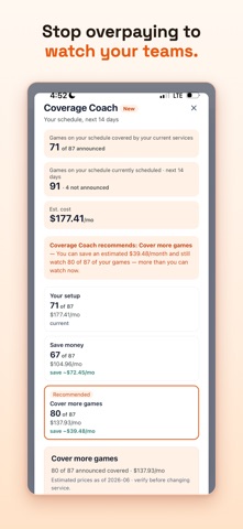 SportsDeck screenshot