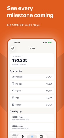 Streak Ledger: Rep Counter Screenshot 3 of 9